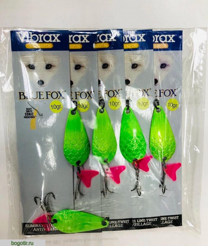 Блесна Blue Fox Vibrax 5 штук-10g.K (Арт. RS23945)