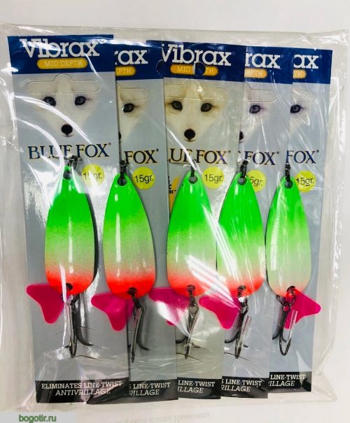 Блесна Blue Fox Vibrax 5 штук-15g.K (Арт. RS23937)