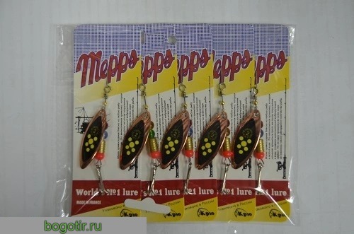 Блесна MEPPA 5 штук №2 К (Арт. RS23343)