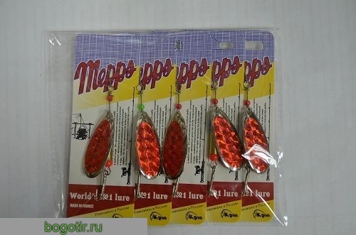 Блесна MEPPA 5 штук №4 К (Арт. RS23307)