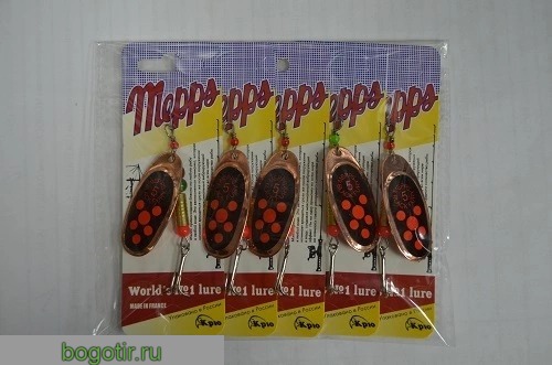 Блесна MEPPA 5 штук №5 К (Арт. RS23304)