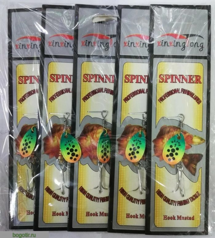 Блесна SPINNER вращающиеся 4 гр.В упаковке 5 шт.Цена за упаковку. (Арт. RS23835)