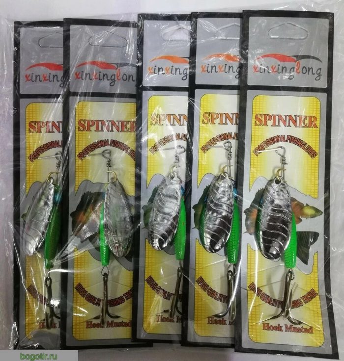 Блесна SPINNER вращающиеся 8 гр.В упаковке 5 шт.Цена за упаковку. (Арт. RS23839)