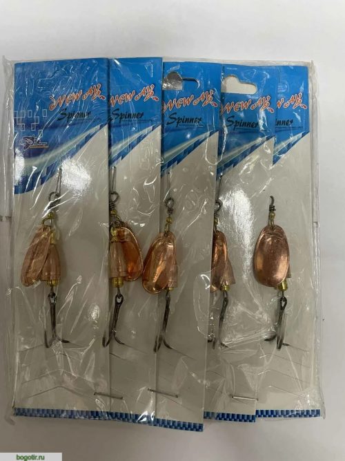 Блесна SPINNER PROFESSIONAL FISHING LURES (упаковка 5 штук).K (Арт. RS21405)