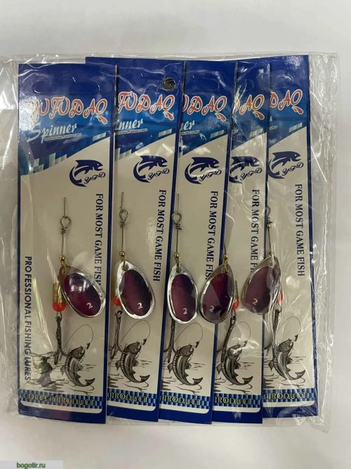 Блесна SPINNER PROFESSIONAL FISHING LURES (упаковка 5 штук).K (Арт. RS21406)