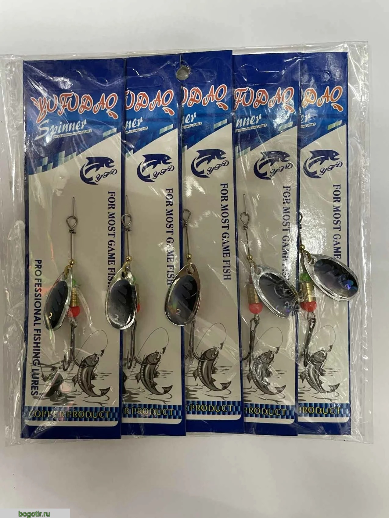 Блесна SPINNER PROFESSIONAL FISHING LURES (упаковка 5 штук).K купить в  Москве