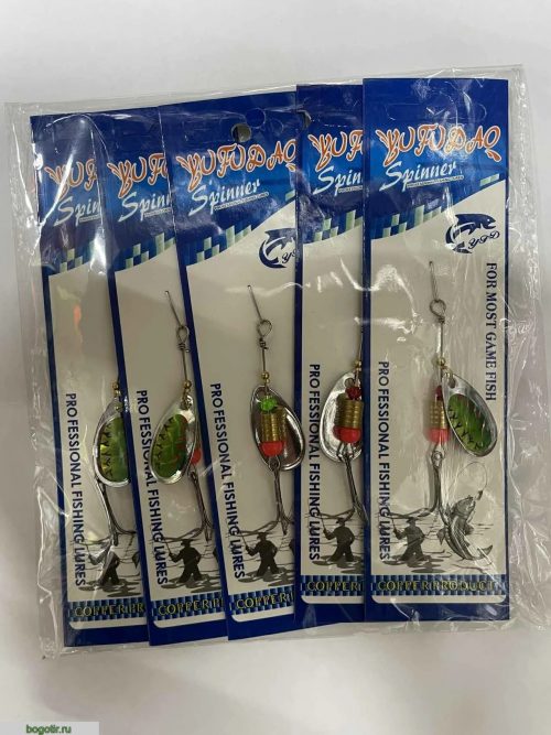 Блесна SPINNER PROFESSIONAL FISHING LURES (упаковка 5 штук).K (Арт. RS21408)