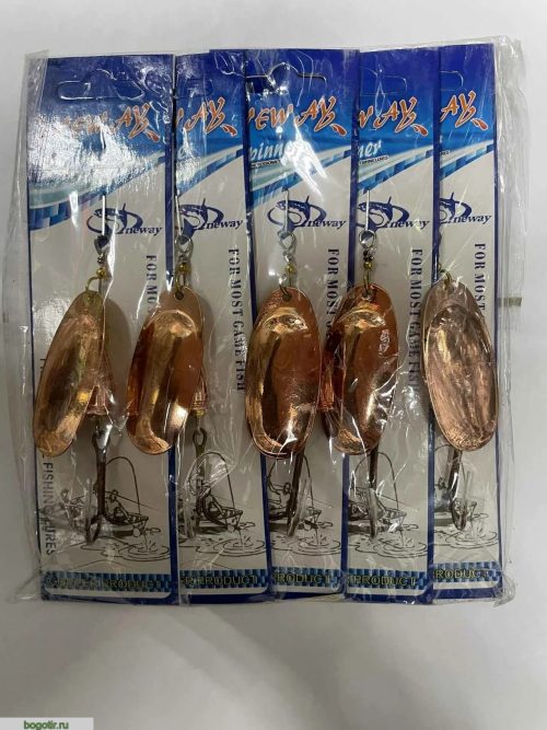 Блесна SPINNER PROFESSIONAL FISHING LURES (упаковка 5 штук).K (Арт. RS21410)