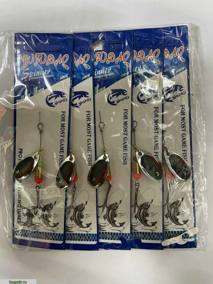 Блесна SPINNER PROFESSIONAL FISHING LURES (упаковка 5 штук).K (Арт. RS21413)