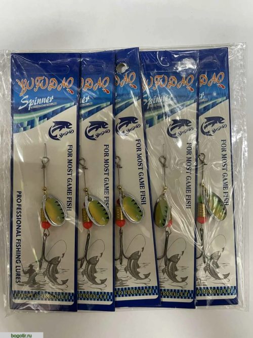 Блесна SPINNER PROFESSIONAL FISHING LURES (упаковка 5 штук).K (Арт. RS21416)