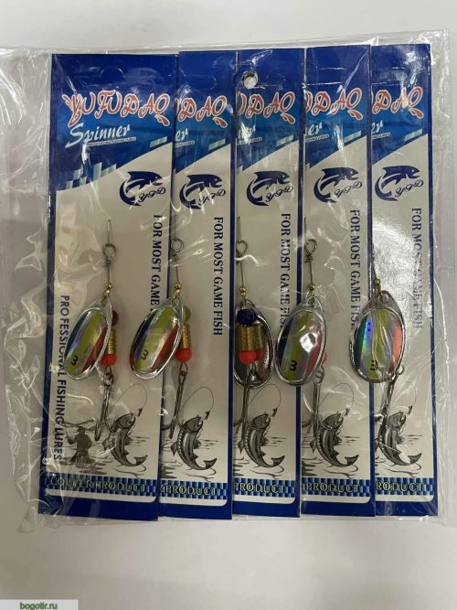 Блесна SPINNER PROFESSIONAL FISHING LURES (упаковка 5 штук).K (Арт. RS21417)