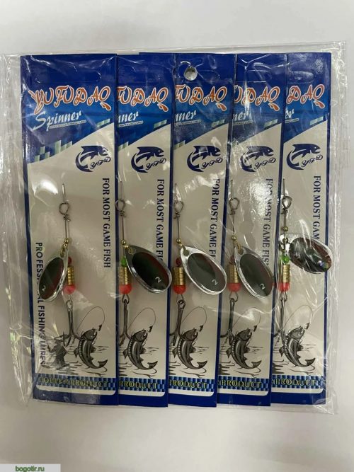 Блесна SPINNER PROFESSIONAL FISHING LURES (упаковка 5 штук).K (Арт. RS21418)