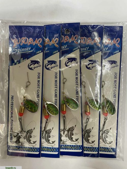 Блесна SPINNER PROFESSIONAL FISHING LURES (упаковка 5 штук).K (Арт. RS21419)