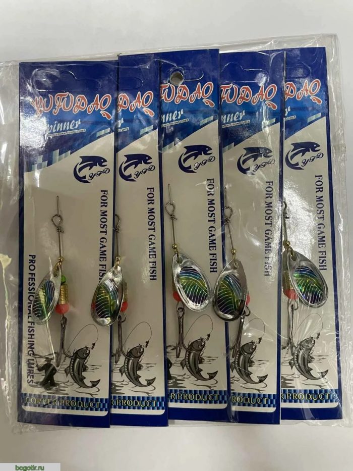 Блесна SPINNER PROFESSIONAL FISHING LURES (упаковка 5 штук).K (Арт. RS21420)