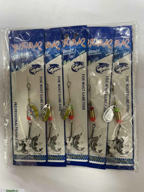 Блесна SPINNER PROFESSIONAL FISHING LURES (упаковка 5 штук).K (Арт. RS21421)