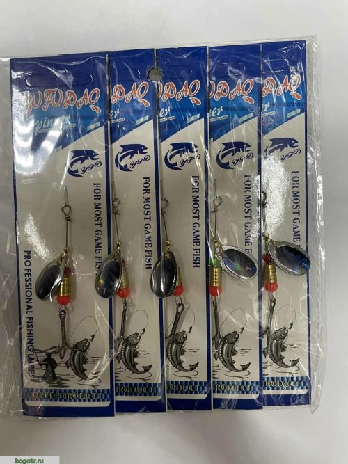 Блесна SPINNER PROFESSIONAL FISHING LURES (упаковка 5 штук).K (Арт. RS21423)