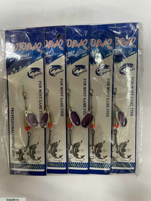 Блесна SPINNER PROFESSIONAL FISHING LURES (упаковка 5 штук).K (Арт. RS21425)