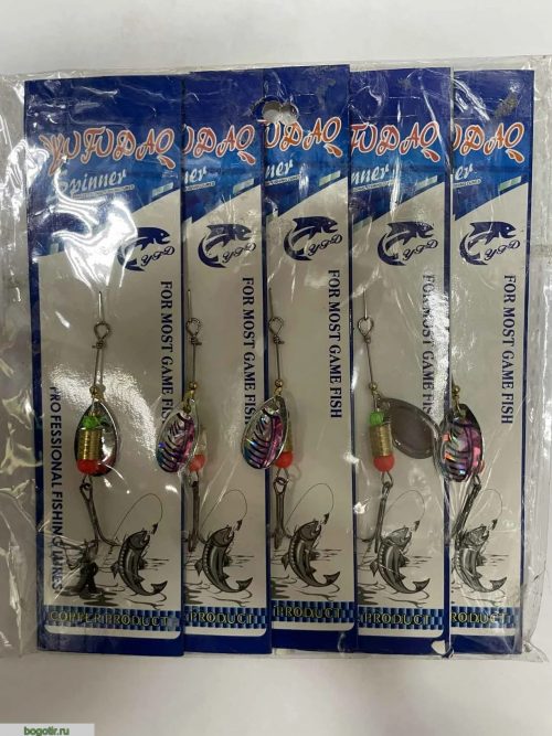 Блесна SPINNER PROFESSIONAL FISHING LURES (упаковка 5 штук).K (Арт. RS21426)