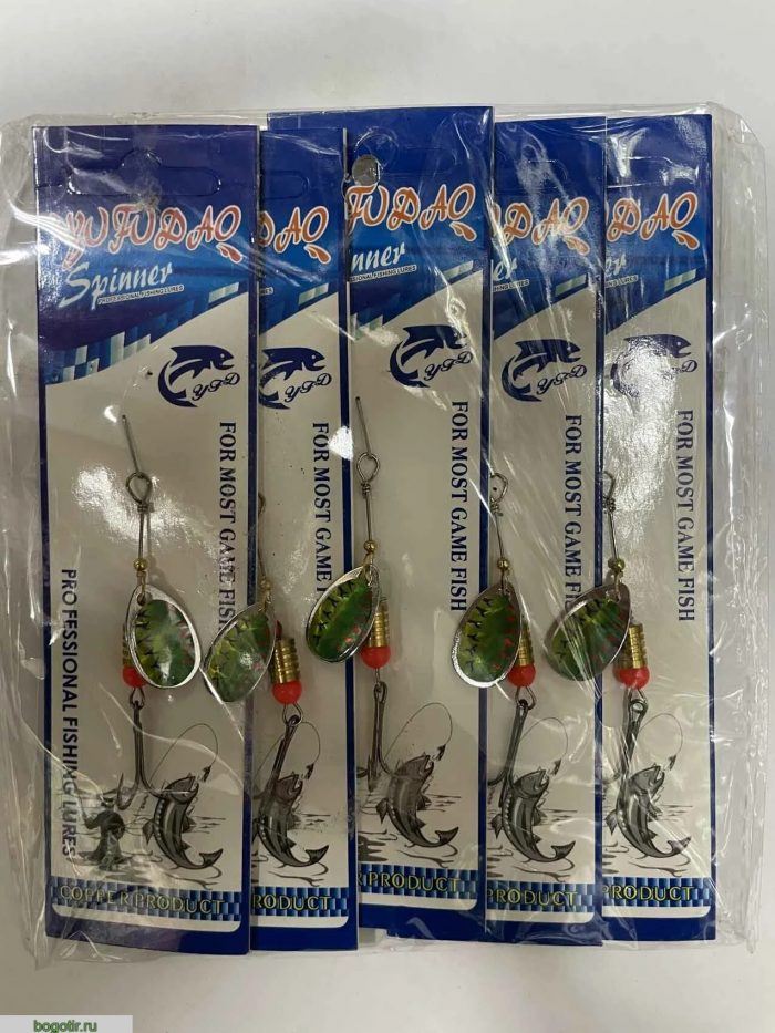 Блесна SPINNER PROFESSIONAL FISHING LURES (упаковка 5 штук).K (Арт. RS21427)