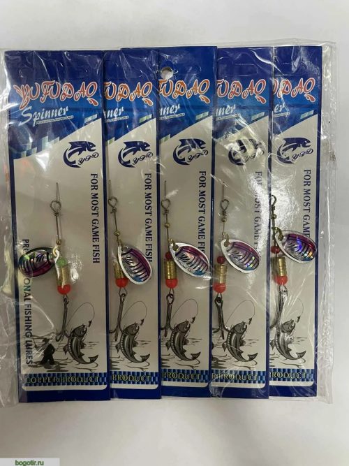 Блесна SPINNER PROFESSIONAL FISHING LURES (упаковка 5 штук).K (Арт. RS21428)