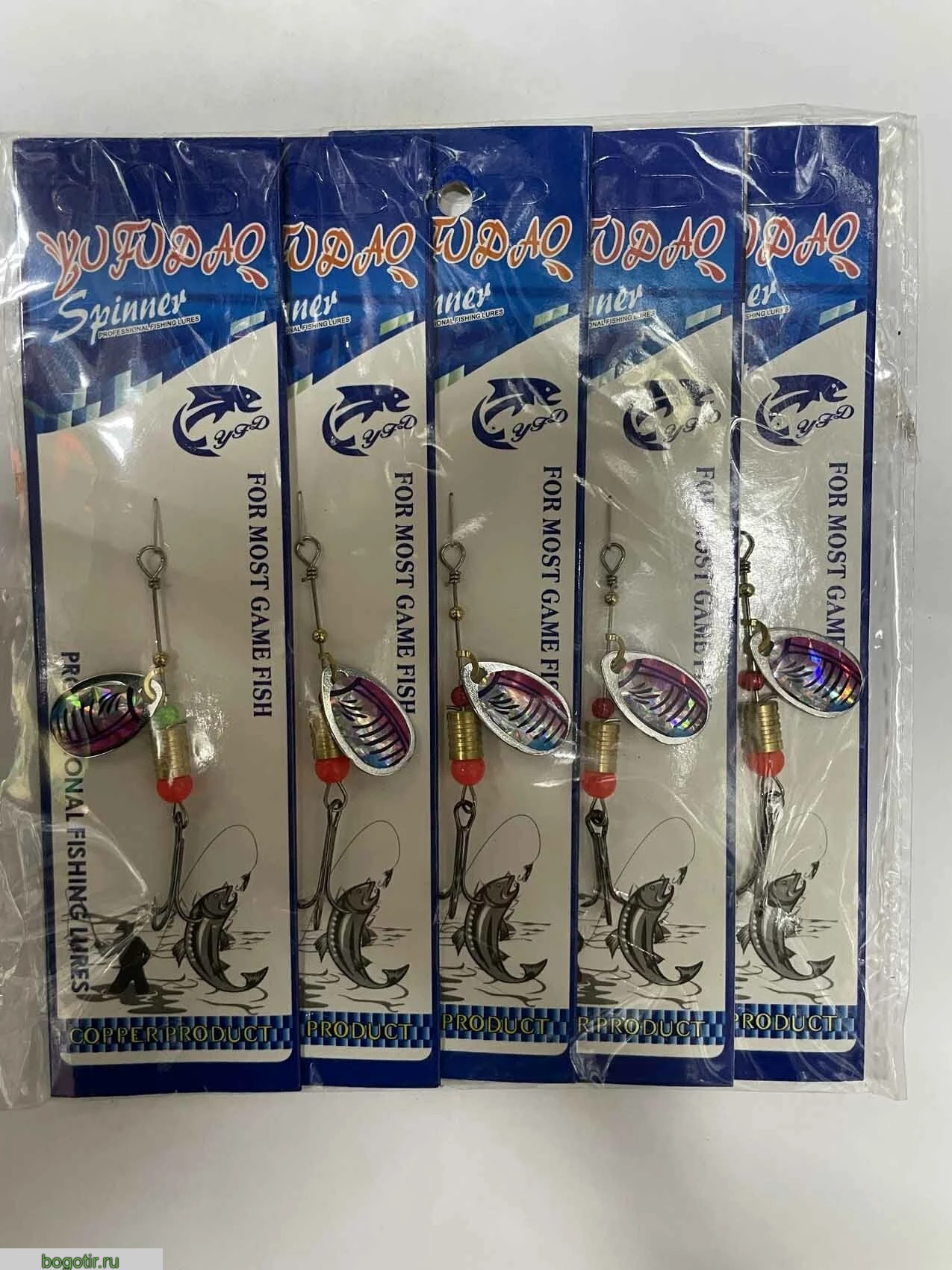 Блесна SPINNER PROFESSIONAL FISHING LURES (упаковка 5 штук).K Блесна SPINNER PROFESSIONAL FISHING LURES (упаковка 5 штук).K (Арт. RS21428)