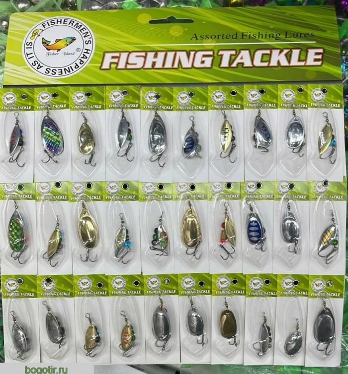 Набор блесны FISHING TACKLE (упаковка 30 штук) k