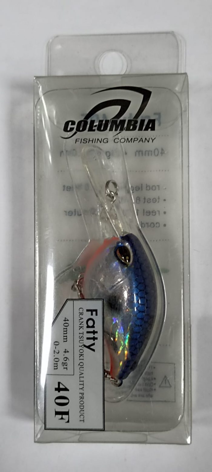 Воблер Columbia Fatty Crank tsuyoki quality product 40mm 4.6g 40F 1