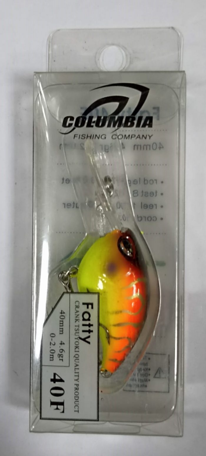 Воблер Columbia Fatty Crank tsuyoki quality product 40mm 4.6g 40F 3