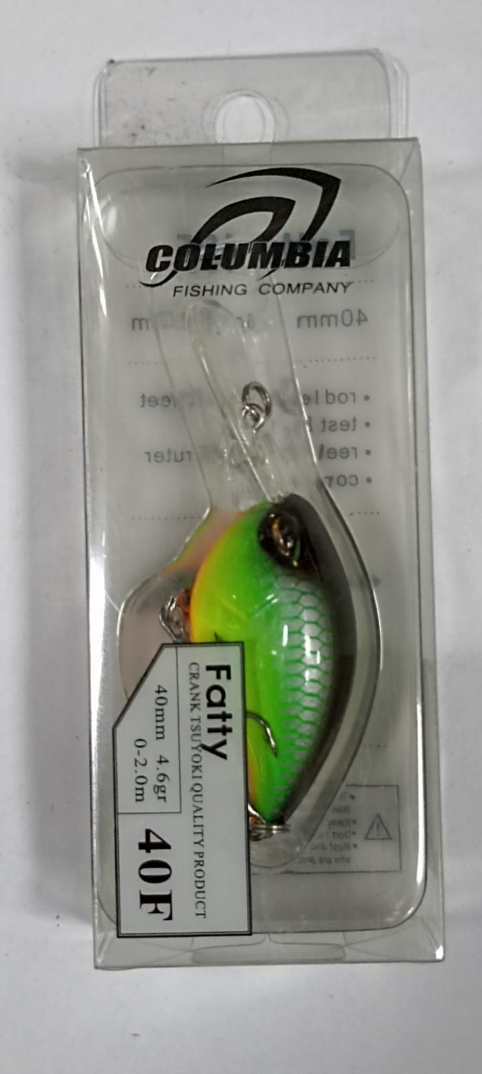 Воблер Columbia Fatty Crank tsuyoki quality product 40mm 4.6g 40F 32