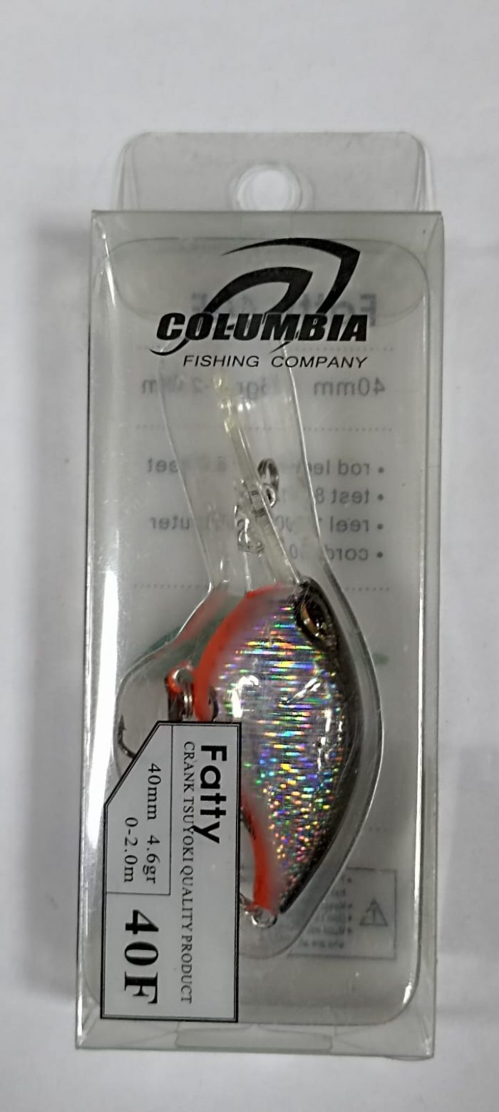 Воблер Columbia Fatty Crank tsuyoki quality product 40mm 4.6g 40F 6
