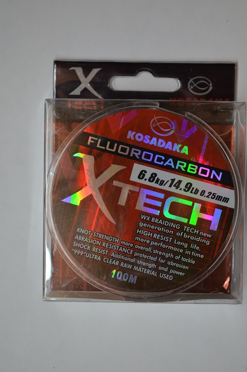 Леска KOSADAKA FLUOROCARBON Xtech 100m.Цена за 10 штук.Размеры внутри.JT (Арт. RS5232)