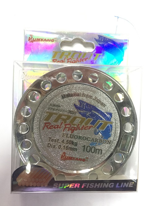 Леска KUMYANG TROUT REAL FIGHTER FLUOROCARBON 100m.Размеры внутри.Цена за 10 штук. (Арт. RS5240)