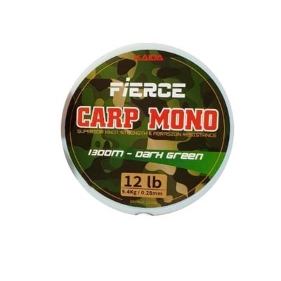 Леска Kaida Fierce Carp Mono 1300m Dark Green CMG-1300 (Арт. RS5257)