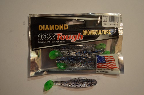 Приманки силиконовые съедобные GROWS CULTURE DIAMOND 10Xtough в упаковке 5шт 9см №003 (Арт. RS13193)