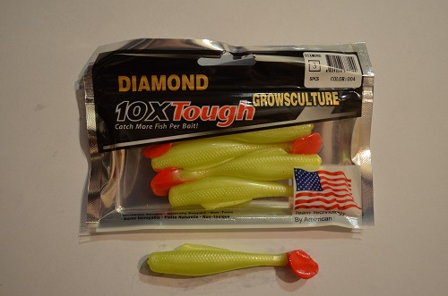 Приманки силиконовые съедобные GROWS CULTURE DIAMOND 10Xtough в упаковке 5шт 9см №004 (Арт. RS13184)