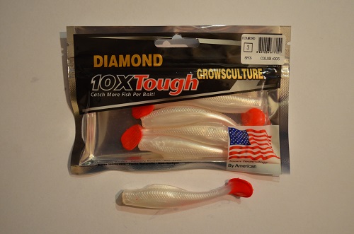 Приманки силиконовые съедобные GROWS CULTURE DIAMOND 10Xtough в упаковке 5шт 9см №005 (Арт. RS13174)