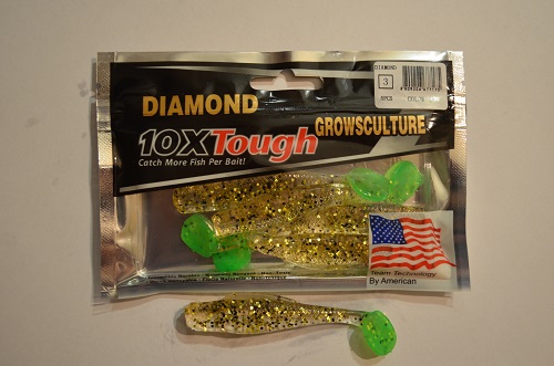 Приманки силиконовые съедобные GROWS CULTURE DIAMOND 10Xtough в упаковке 5шт 9см №007 (Арт. RS13194)