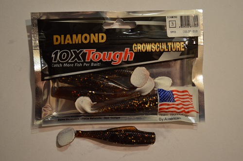 Приманки силиконовые съедобные GROWS CULTURE DIAMOND 10Xtough в упаковке 5шт 9см №010 (Арт. RS13195)