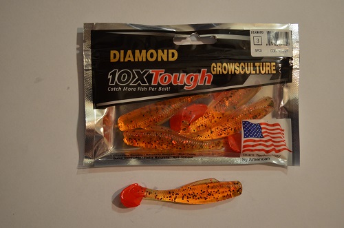 Приманки силиконовые съедобные GROWS CULTURE DIAMOND 10Xtough в упаковке 5шт 9см №025 (Арт. RS13176)