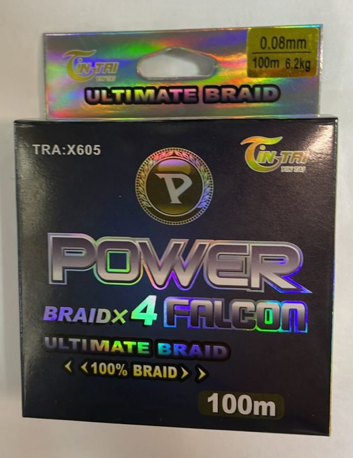 Шнур плетёный Gin tai FALCON POWER BRAID X4 100m. (Арт. RS46931)