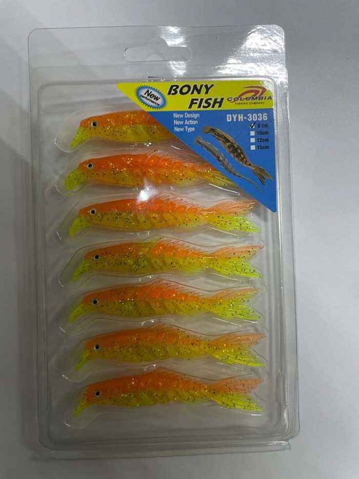 Силиконовая приманка BONY FISH 8см.L5