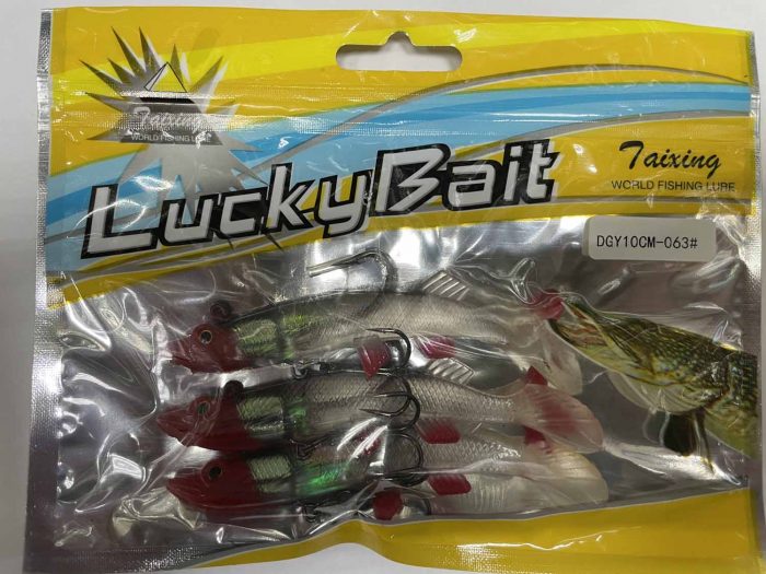 Силиконовая приманка «LUCKY BAIT» оснащённые 10см.Y (Арт. RS14963)