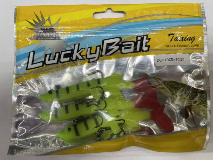 Силиконовая приманка «LUCKY BAIT» оснащённые 10см.Y (Арт. RS14964)