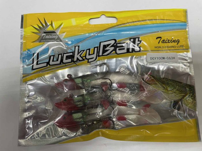 Силиконовая приманка «LUCKY BAIT» оснащённые 10см.Y (Арт. RS14971)