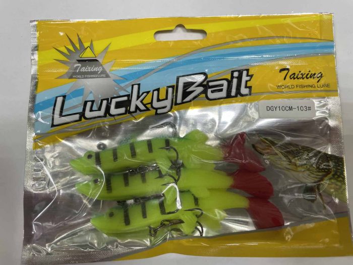 Силиконовая приманка «LUCKY BAIT» оснащённые 10см.Y (Арт. RS14973)