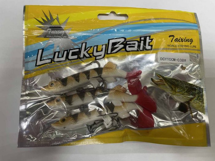 Силиконовая приманка «LUCKY BAIT» оснащённые 10см.Y (Арт. RS14988)