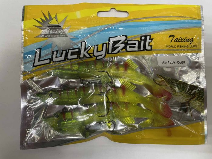 Силиконовая приманка «LUCKY BAIT» оснащённые 12см.Y (Арт. RS14984)