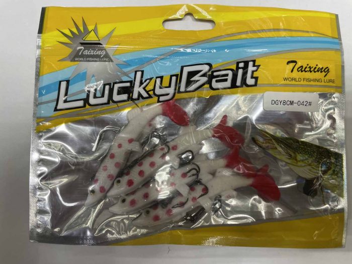 Силиконовая приманка «LUCKY BAIT» оснащённые 8см.Y (Арт. RS14965)