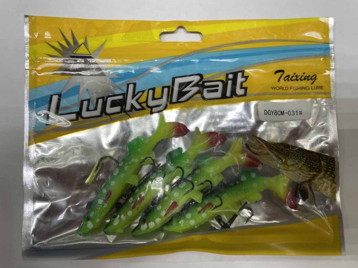 Силиконовая приманка «LUCKY BAIT» оснащённые 8см.Y (Арт. RS14966)