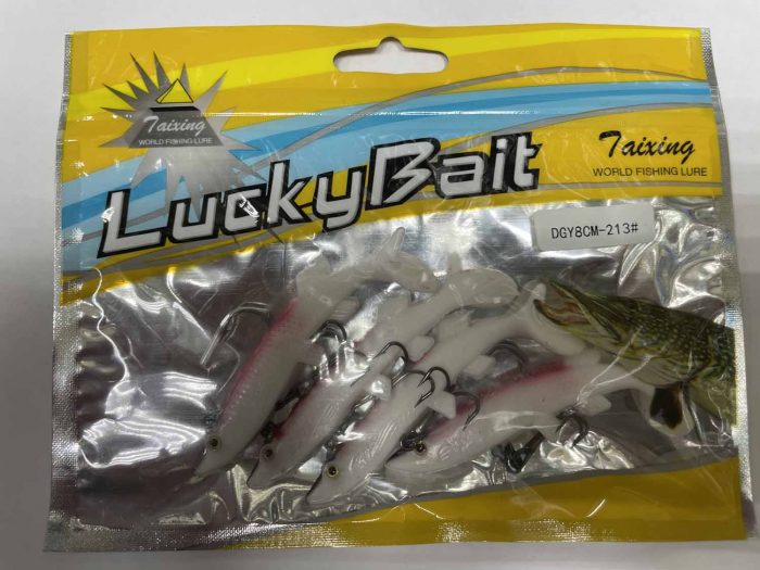 Силиконовая приманка «LUCKY BAIT» оснащённые 8см.Y (Арт. RS14976)